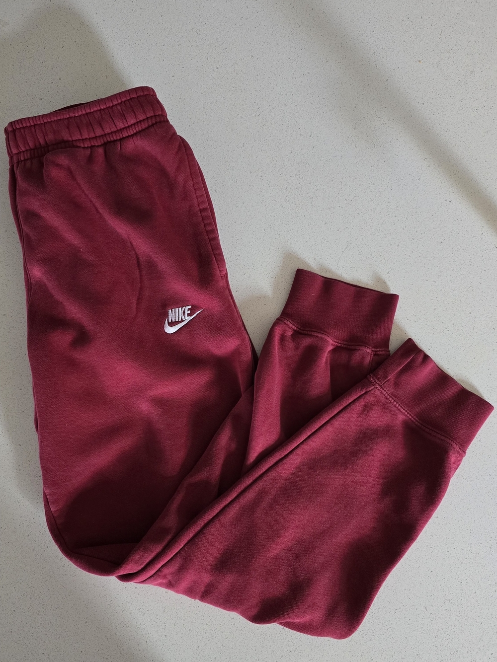 Nike Burgundy Jogger Sweatpants
